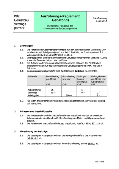 DE Ausführungsreglement DE Gebafonds 2014
